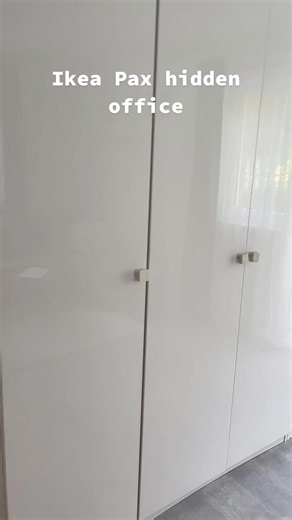 It‘s not a secret 🤫 #ikea #ikeahack #ikeapax #pax #office #hidden #secret #hack #home #ikeafinds