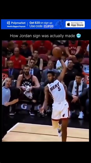 This is how the Jordan logo was created… 👀 #jordan #nba #basketball #jumpman