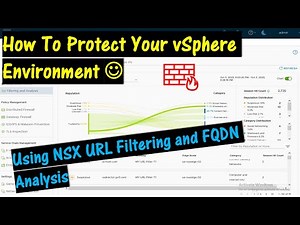How To Protect your vSphere Environment \\\\ Using URL Filtering and FQDN Analysis