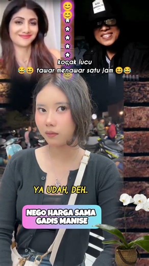 Yang lucu viral 😆😂 Gadis Manise Nego Harga 1 Jam