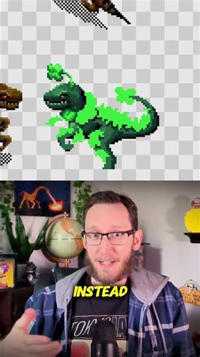 SNES Jurassic Park but it's St Patrick's Day #retrogaming #pixelart
