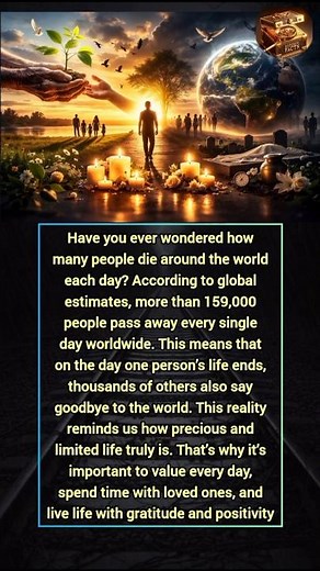How Many People Die Every Day? The Shocking Global Reality#GlobalFacts#LifeReality#DidYouKnow#World