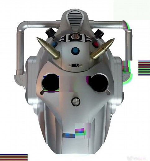 Circuit Bent Cyber Man Helmet by Psychiceyeclix #cyberman #glitch #circuitbent #soundart #drwho
