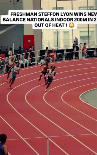 Fastest Freshman Steffon Lyon Wins #nbnationals 200m 20.90 #trackandfield #speed #steffonlyon