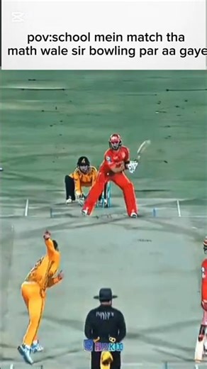 school mein match tha aur math wale Sar bowling per a gaye#cricket #shortfeed#viralshort