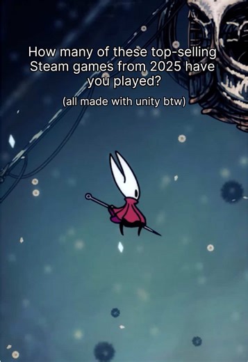 How many of these games have you played? 👀 #Unity #MadewithUnity #IndieGames #GameDev @Landfall @🔪AGGRO CRAB🦀 @semiwork @megabonker