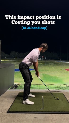 Wrist set at impact is the key the flush strikes #golf #golfswing #pga | efficient.golf