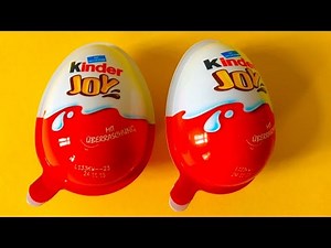 2 Kinder Joy Unboxing