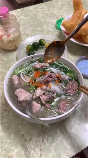 🇻🇳ベトナムのフォー｜牛レア肉とミートボール | Fantastic food world #asianstreetfood #food #vietnamesefood