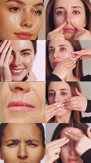 🌸 Look 10 Years Younger | Face Yoga Glow-Up 💆‍♀️✨? #challenge #sports #chin #homeworkout #face