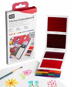 Watercolor Colorsheets: A premium pocket-sized watercolor palette.