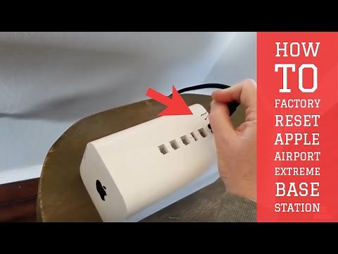 How To Factory Reset an Apple Airport Extreme Base Station 2020