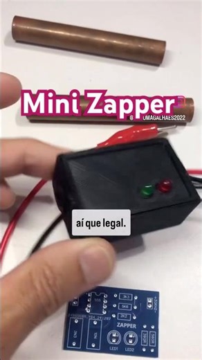 Mini Zapper Hulda Clark - Esquema no site www.kadumagalhaes.com