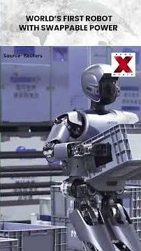 World's First Robot That Swaps Its Own Batteries Launched in China | NewsX World