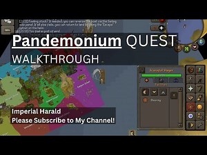 OSRS Quest: Pandemonium WALKTHROUGH with COMMENTARY | Sailing officially released! Imperial Harald