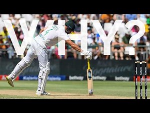 Why do all cricket batters take guard and tap on the pitch?