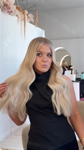 Our real life barbie Blonde extensions tranformstion package $1775🩷 #hairtransformation #blondeinspo #fyp #hairextensionspecialist #hairtok