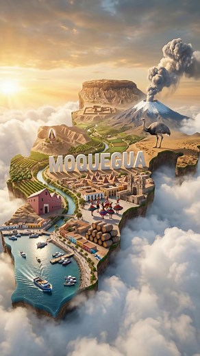 Moquegua 3D: guía visual del Cerro Baúl, Ilo y volcán Ubinas