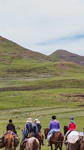 Excited anticipation always comes with the start of a pony trek from Semonkong Lodge. Our sure-footed ponies are saddled up and ready to take you on an adventure through the picturesque Maluti Mountains, aka their home. Juliette Leveque and eight friends recently went on an overnight pony trek to Ketane. There’s no better way to explore Semonkong and the surrounding landscape than on the back of one of our hardy Basotho ponies. | Semonkong Lodge, Place of Smoke