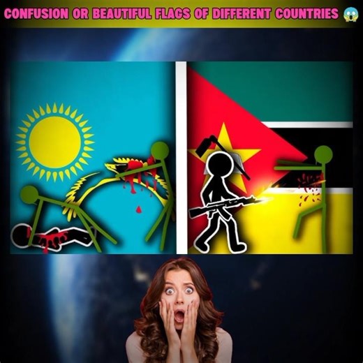 Confusion or Beautiful Flags of Different countries 😱#shorts#facts#history#whowillbemylifepartnerta