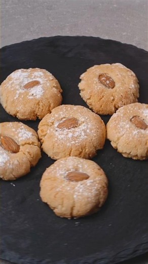 Миндальное печенье БЕЗ глютена! 🍪Простой рецепт #shorts #рецепт #миндальноепеченье