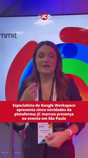 O Google Workspace apresentou novas ferramentas e recursos voltados à produtividade e à colaboração no ambiente de trabalho. As novidades foram apresentadas pela especialista em Google Workspace, Ana Paula Camilo, durante um evento em São Paulo, que contou com a presença do Jornal do Commercio. Entre os recursos apresentados está a tradução simultânea no Google Meet, que passou a incluir os idiomas português e espanhol, além do inglês. A ferramenta permite a tradução entre português e espanhol d