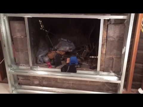 How to work with metal studs - steel framing fireplace face redesign