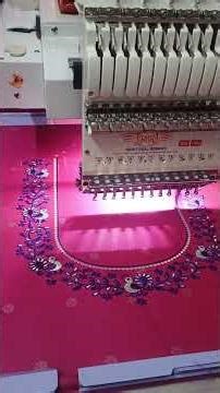 parnika fashion computer embroidery machine work