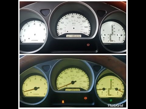 2GS LEXUS GS300/400/430 GAUGE CLUSTER LED INSTALL DIY