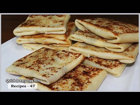 බිත්තර රොටී පිටි අනන්නෙ නැතිව වෙනස්ම රසකින් | Quick & easy Egg Roti | BITHTHARA ROTI