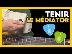 Comment tenir le médiator à la guitare ?