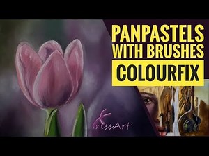 PanPastels with Brushes on Colourfix | How to use 2018