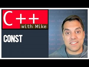 const in C++ - The first use | Modern Cpp Series Ep. 11