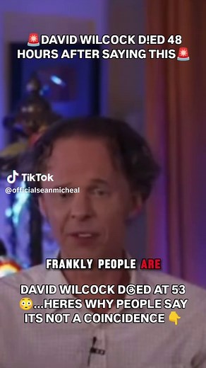David Wilcock, author and researcher known for speaking on UFOs and hidden knowledge, has reportedly died at 53, with officials saying it was suicide following a mental health crisis. But not everyone is convinced that’s the full story. Just days before his death, he was speaking about the scientists who have all mysteriously died or gone missing… and now the same pattern continues This can't just be a coincidence With talks of the alien files being reased maybe they knew something the elites di