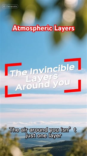 The Invisible Layers Around you #scienceshorts #spacefacts