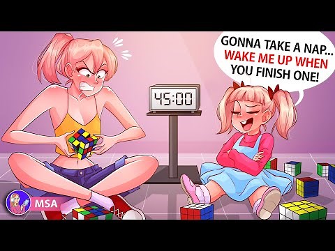 My mom keeps competing with me, I'm only 5