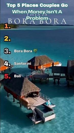 Top 5 Romantic Destinations For Couples 💏