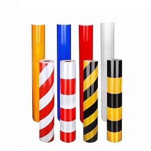 [Hot Item] Low Price Road Warning Reflective Tape Self Adhesive Reflective Glass Bead Reflector Panel Safety Caution Marking Tape for Floor