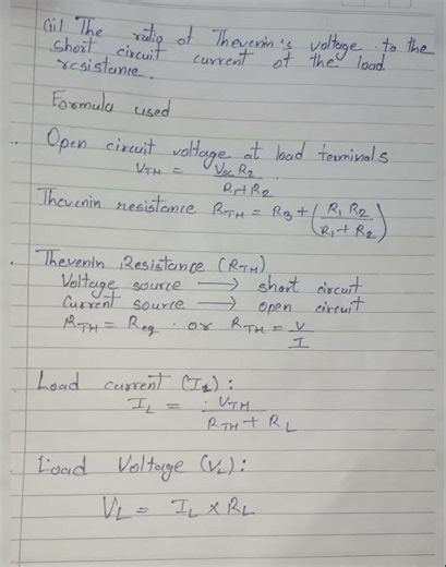 bsc phy experiment Thevenin theorem 📚📚📚📚