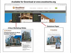 A Design Example of a Wood Cantilever Diaphragm with speaker Terry Malone, PE, SE, WoodWorks
