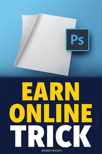 Create Paper Mockups in Photoshop for Online Earning! #photoshop #2025reels #design #shortcuts #mockups #onlineearning #earnonline #tutorial | Guidesphere