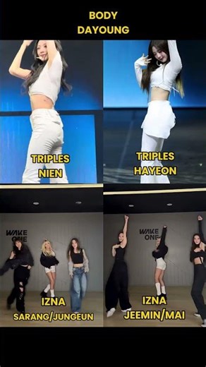 💗 BODY Dance Challenge Pt. 8 | tripleS & izna Girls Are SERVING! 💥 #shorts