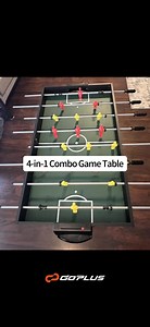 ⚽ Check out the Goplus 4-in-1 Combo Game Table! It’s got pool, foosball, hockey, and ping pong all in one. Grab yours at goplusus.com and enjoy 7% OFF today!  #goplus #gametable #foosballtable #foosball #pooltable #airhockey #pingpong #familynight #gamenight #familyfun | Goplus | Facebook
