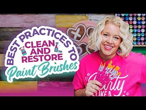 How to Clean & Restore Any Old, Dried Paint Brush Like Brand New!