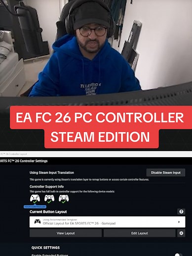 EA FC 26 Steam Controller Setup Guide