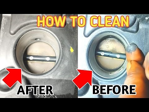 How to clean throttle body without removing