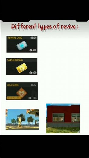 different types of revive 😱 #freefire