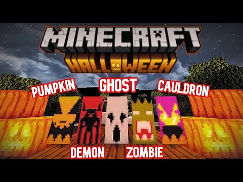 Minecraft: 5 Spooky Halloween Banner Designs (Tutorial)