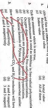 UKPSC LECTURER chemistry 2018 question paper