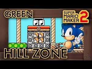 Super Mario Maker 2 - Awesome "Super Sonic Green Hill Zone" Level